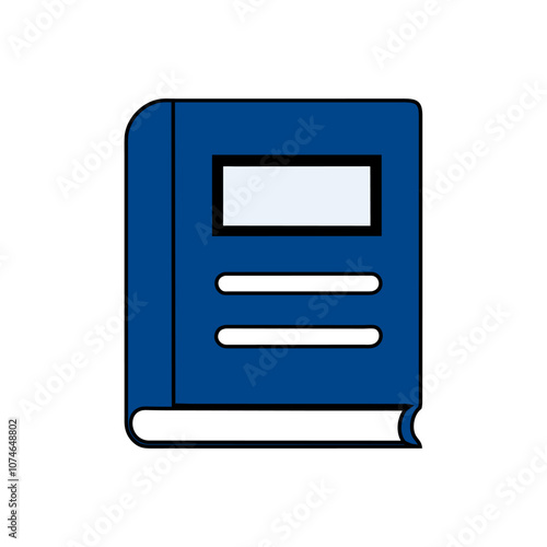 Book icon. Simple vector sign