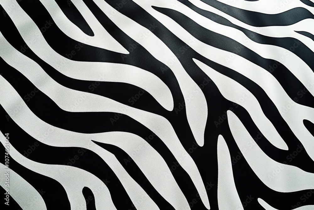 Zebra Print Fabric Close Up Zebra Print Fabric Close Up