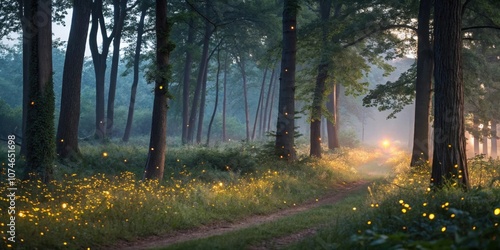 Twilight Forest A naturethemed site surrounded by an animated border of glimmering fireflies that sparkle intermittently bringing the magic of a summer evening right to the screen. photo