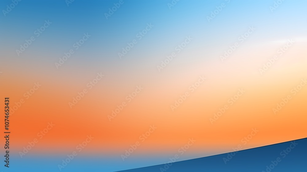 Digital technology space orange and blue gradient poster background Digital technology space orange and blue gradient poster background
