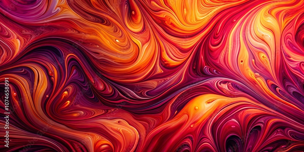 Abstract Swirling Pattern of Red, Orange, and Purple Colors Abstract Swirling Pattern of Red, Orange, and Purple Colors
