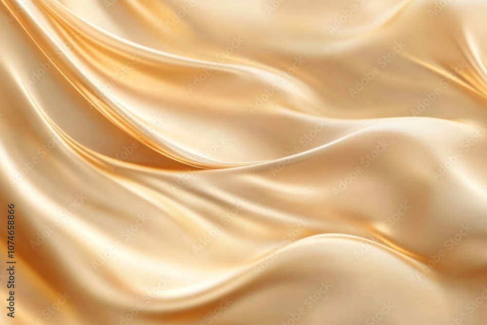 Fototapeta premium Gold color gredient background elegant silk luxurious.