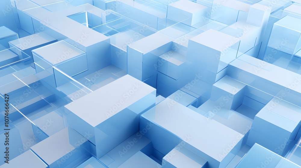 3d rendering of white and blue abstract geometric background. Scene for advertising, technology, showcase, banner, game, sport, cosmetic, business, metaverse. Sci-Fi Illustration. Product display 3d rendering of white and blue abstract geometric background. Scene for advertising, technology, showcase, banner, game, sport, cosmetic, business, metaverse. Sci-Fi Illustration. Product display