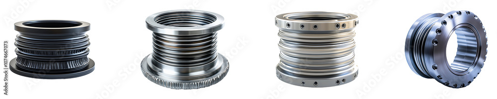 Axial Bellows Set isolated on transparent background. Axial Bellows Set isolated on transparent background.