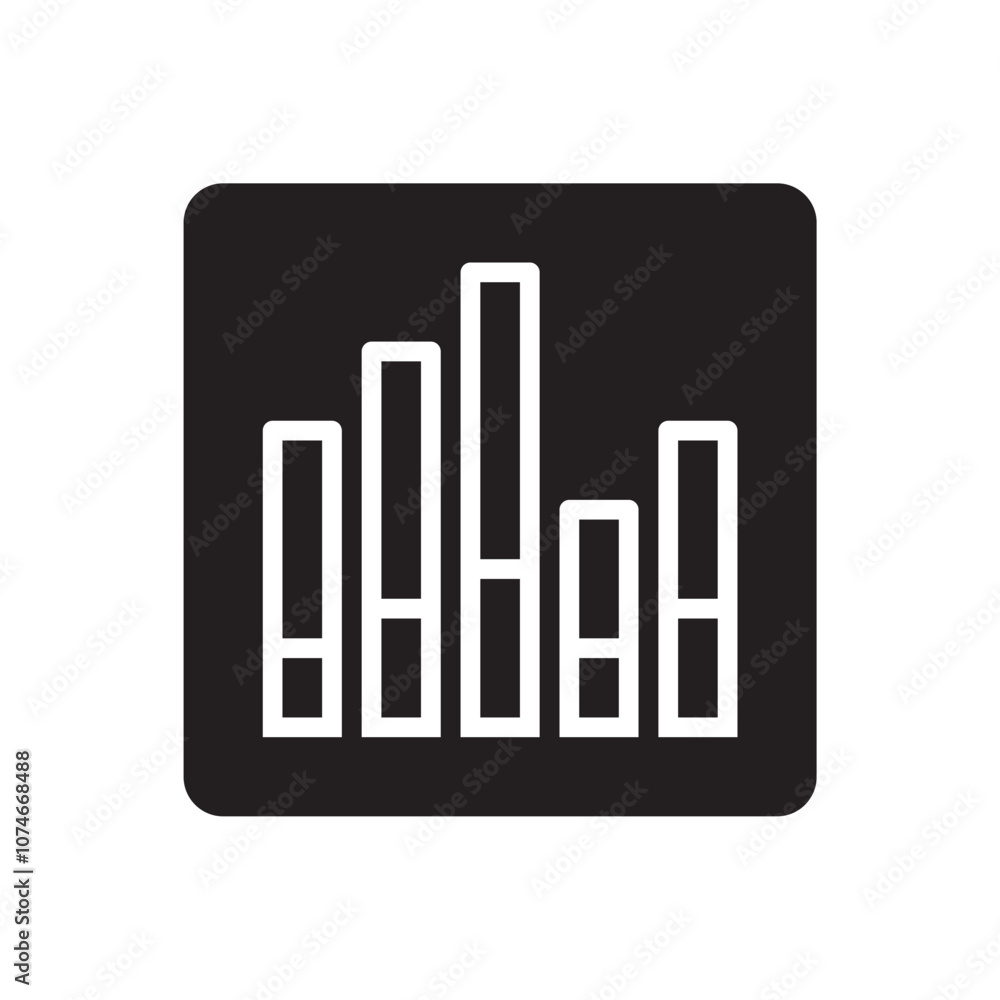 Chart Pipe icon. Simple vector sign. Chart Pipe icon. Simple vector sign.