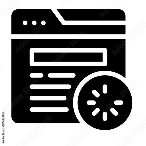 Icon Status Active With Style Glyph