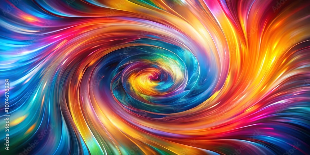 Abstract Vibrant Swirling Colors In A Digital Art Design Abstract Vibrant Swirling Colors In A Digital Art Design