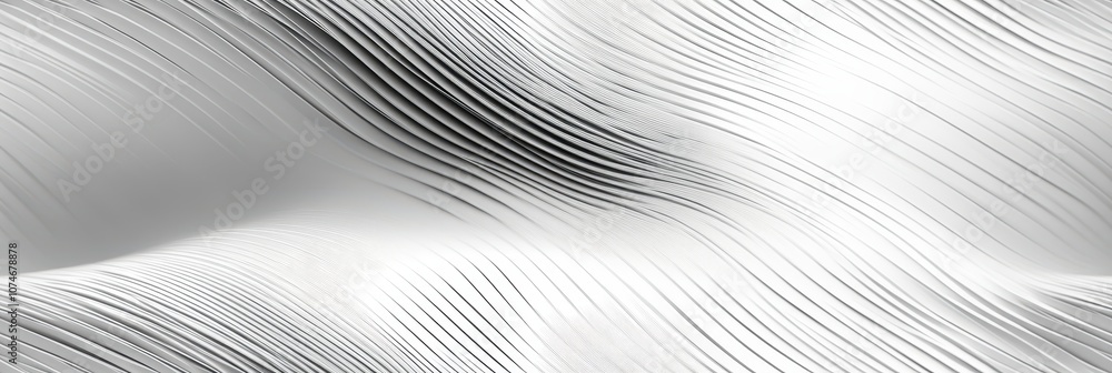 Fototapeta premium Minimalist Overlapping Lines, thin geometric patterns in flat tones creating a harmonious visual rhythm, emphasizing simplicity and elegance