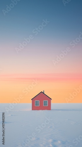 Photography of a arctic nature architecture landscape.