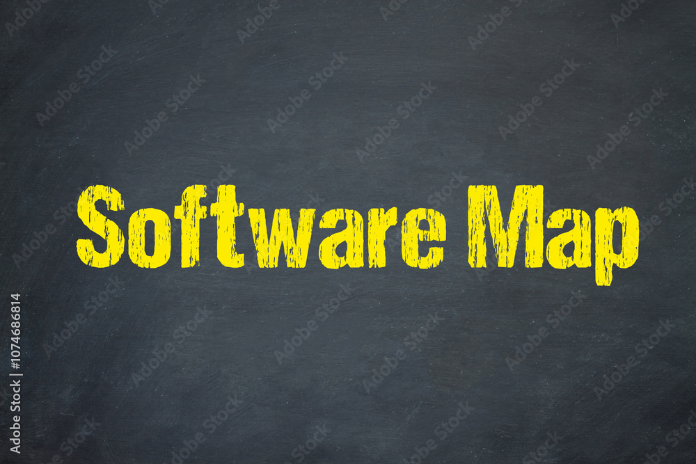 Obraz premium Software Map 