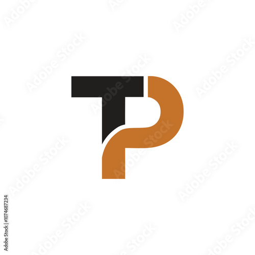 initial tp letter logo design vector template, tp logo design vector, pt initial letter logo design, TP vector logo, for financial companies, technology 