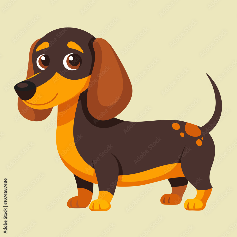 dachshund dog cartoon dachshund dog cartoon