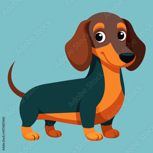 dachshund dog cartoon