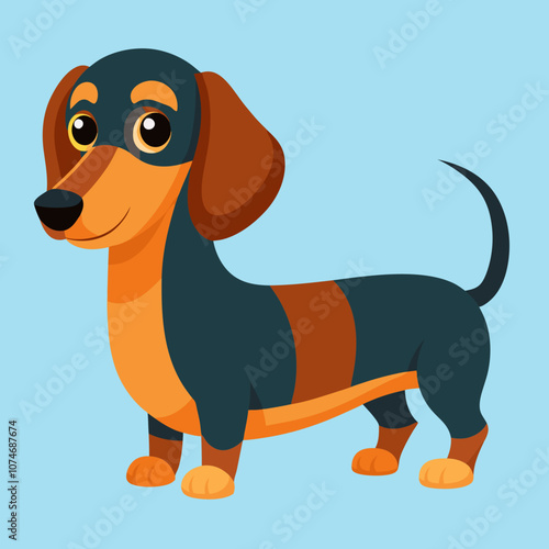 dachshund dog cartoon