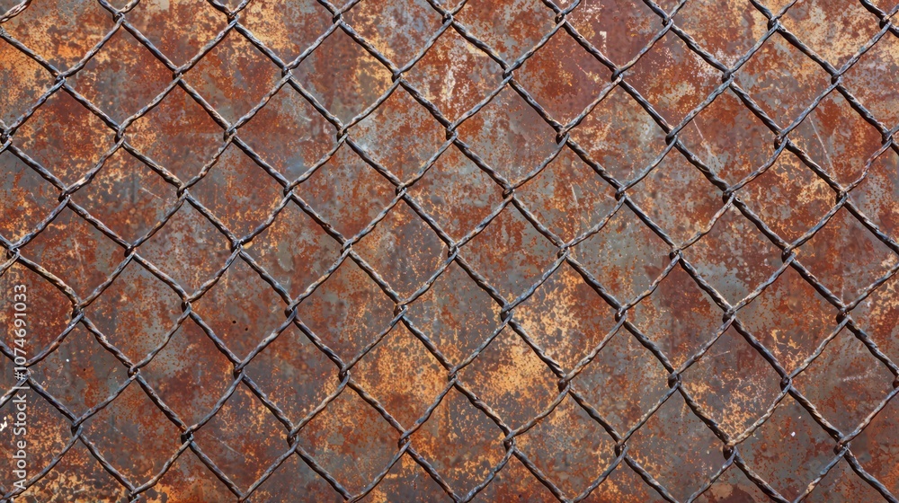 Weathered Barrier: Symbolic Rusted Chain-Link Fence in Abandoned Lot, Textures of Economic Collapse | Ultra-Detailed Photo Weathered Barrier: Symbolic Rusted Chain-Link Fence in Abandoned Lot, Textures of Economic Collapse | Ultra-Detailed Photo