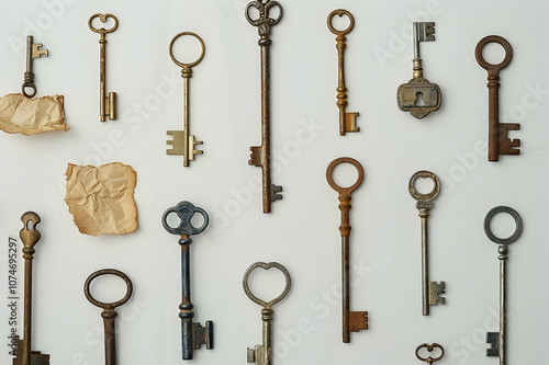 set of old keys