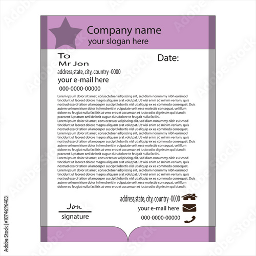 Elegant Letterhead Design Professional Modern amp Customizable