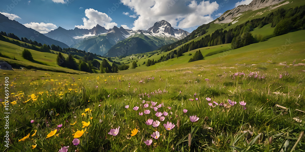 Fototapeta premium amazing nature background, created by Generative AI