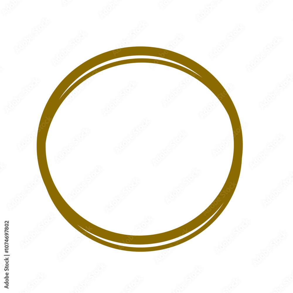 Golden line frame Golden line frame