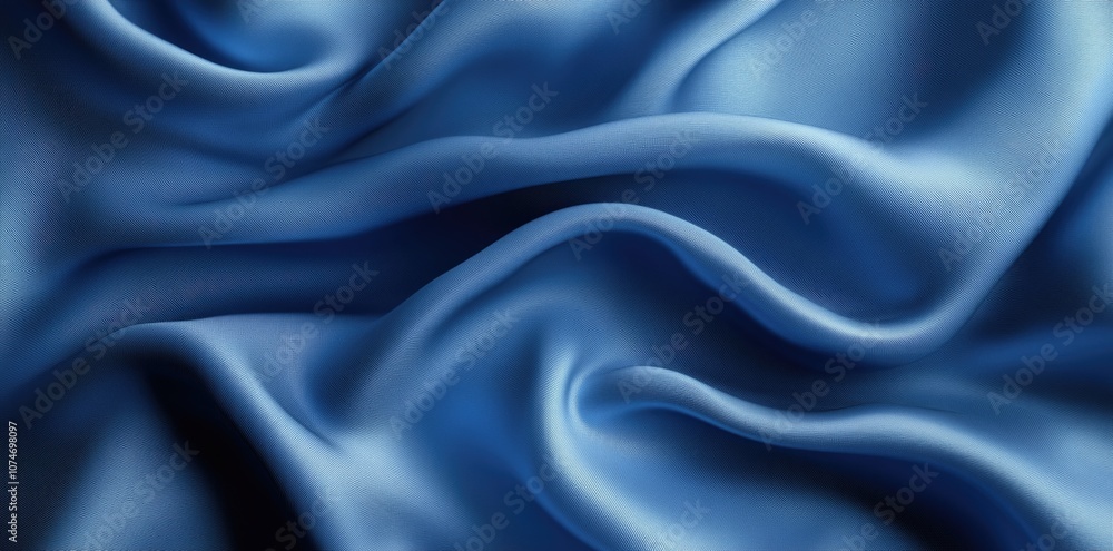 Blue background with a silk-like texture. Blue background with a silk-like texture.