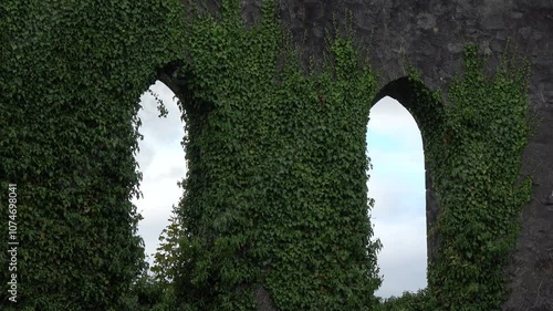 McCaig's Tower and Battery Hill, located in Oban,Scotland