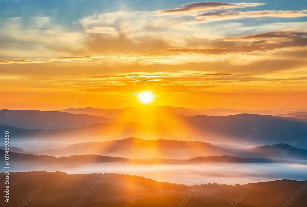 sunrise over mountains sunrise over mountains
