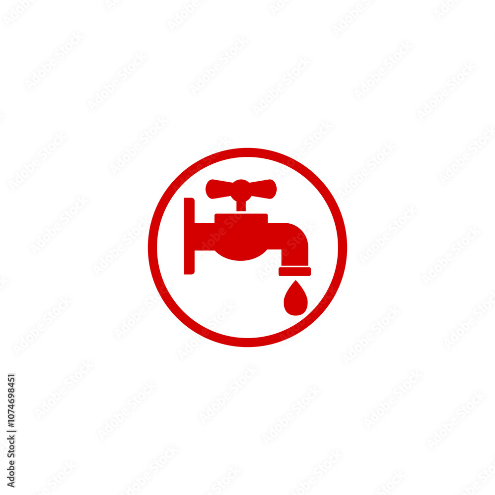 Faucet icon isolated on transparent background Faucet icon isolated on transparent background
