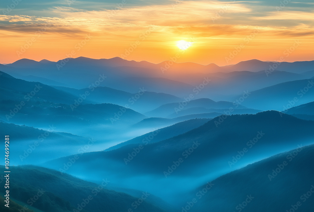 sunrise over mountains sunrise over mountains