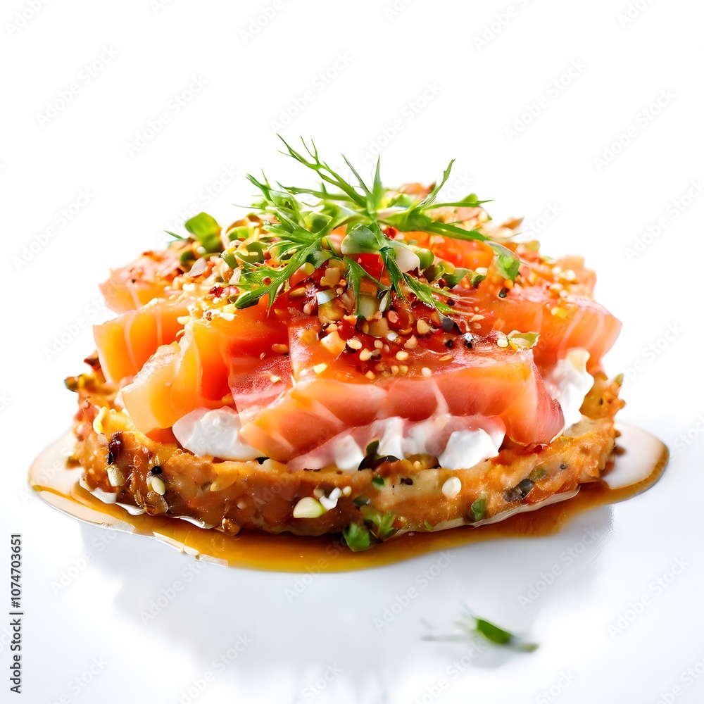 healthy sea food dish cuisine isolated on white background healthy sea food dish cuisine isolated on white background