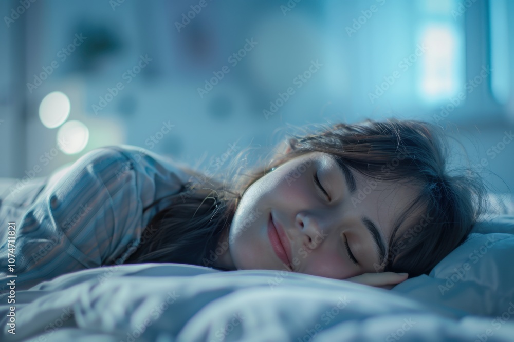 Peaceful Sleep in Soft Light Environment Peaceful Sleep in Soft Light Environment