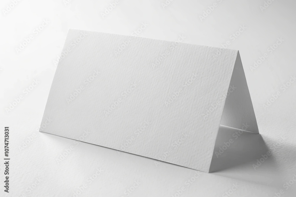 Table Paper Card Horizontal. Mockup. Table Paper Card Horizontal. Mockup.