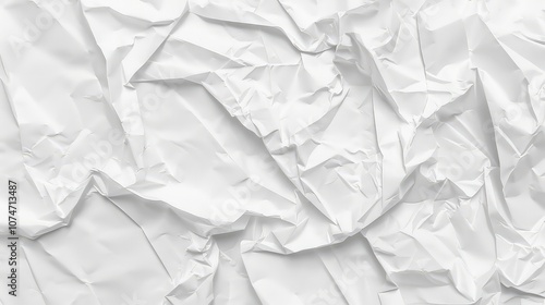 crumpled white paper
