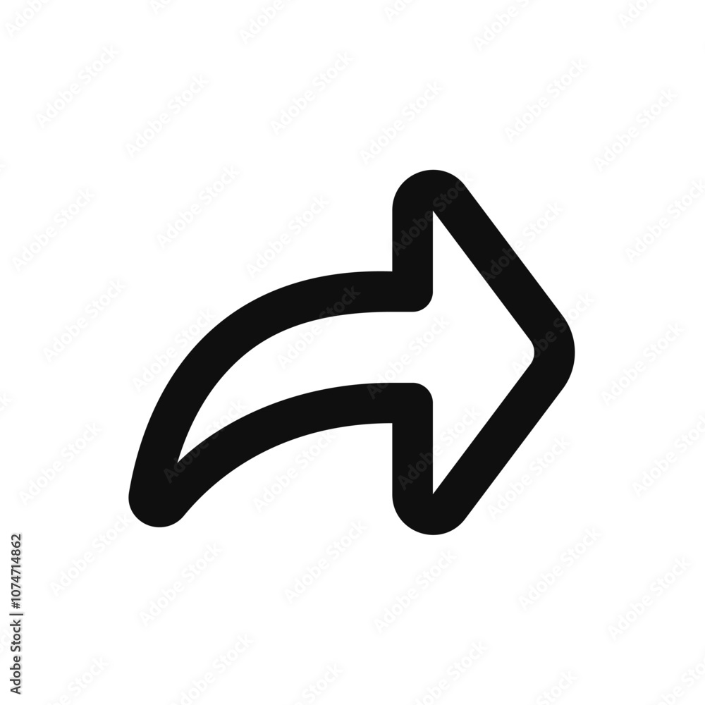 forward icon. Simple vector sign. forward icon. Simple vector sign.