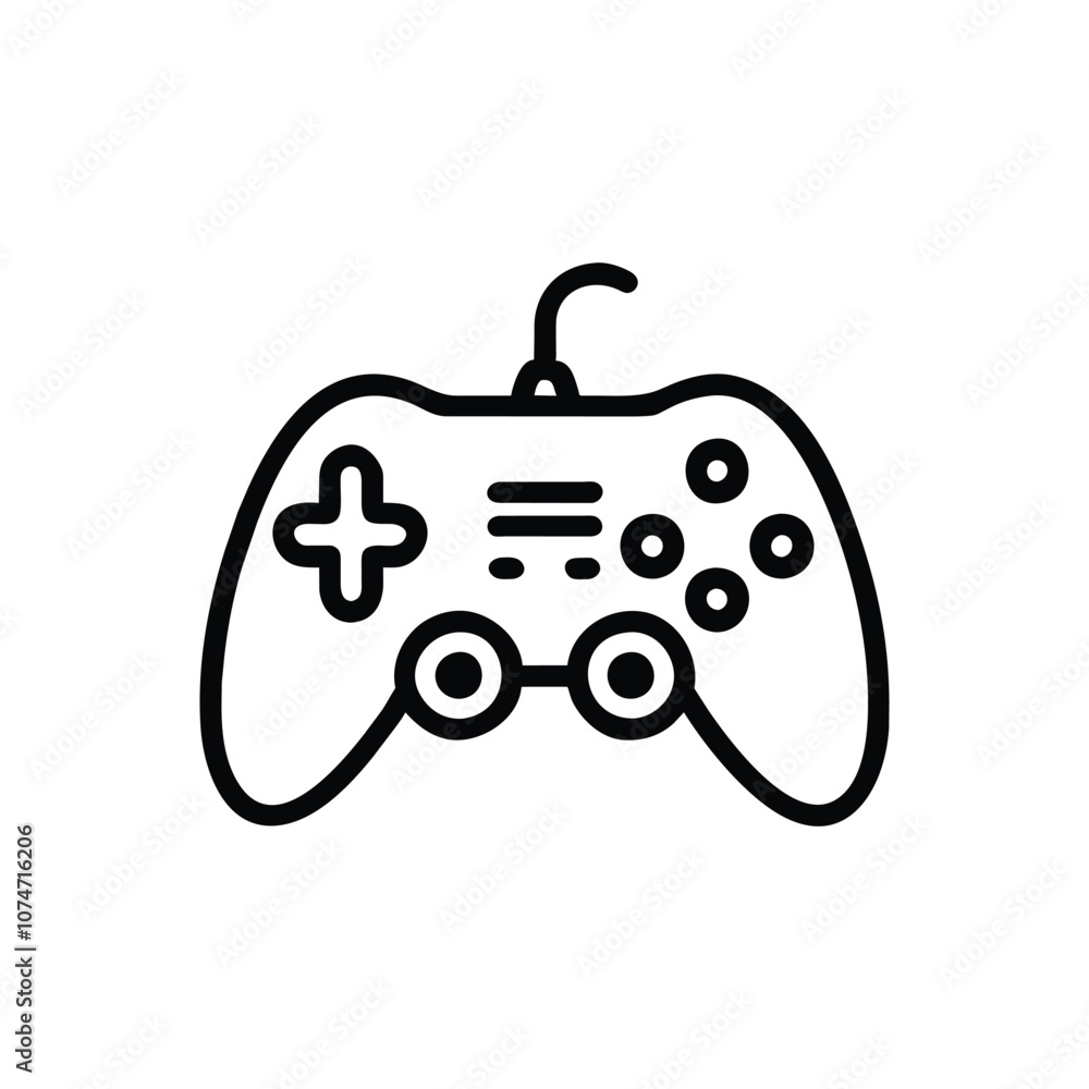 game, game controller, gamepad-icon. Simple vector sign game, game controller, gamepad-icon. Simple vector sign
