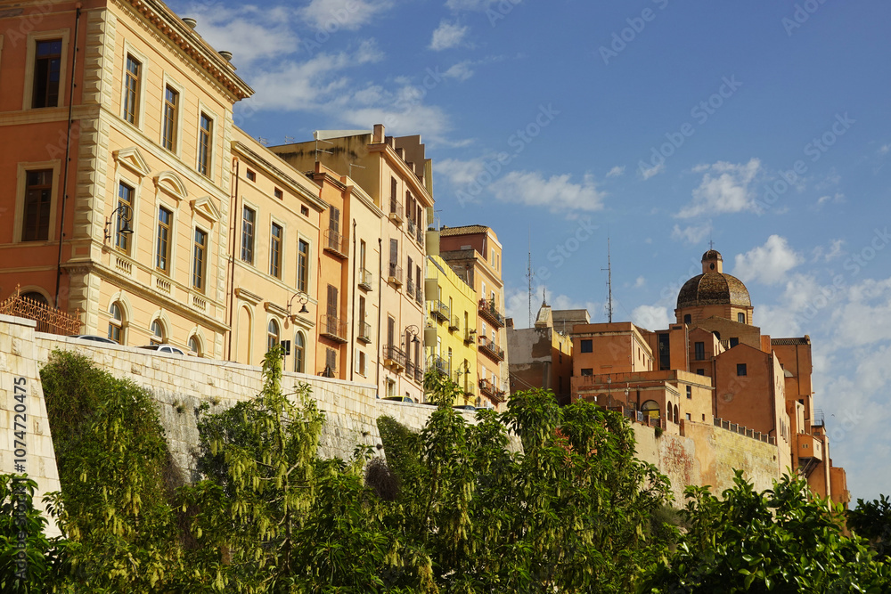 Cathedral and old town of Cagliari, Sardinia, Italy Cathedral and old town of Cagliari, Sardinia, Italy