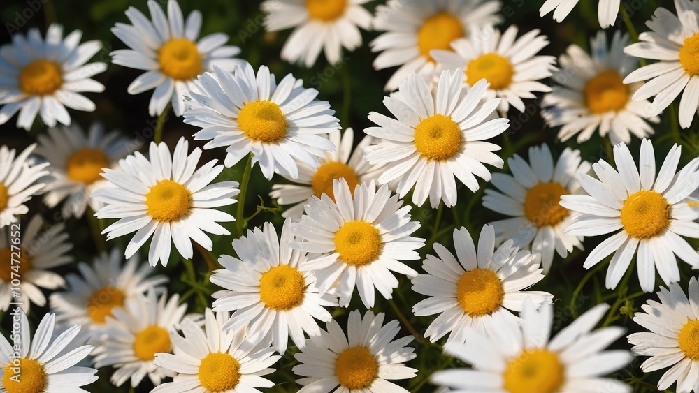 Close-up of chamomile flowers Close-up of chamomile flowers