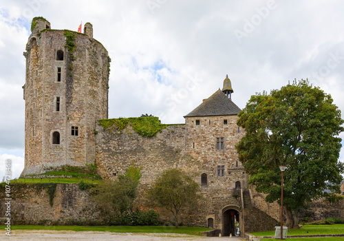 The castle at Bricquebec, Cotentin, France photo