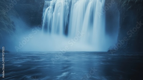 Waterfall in Iceland