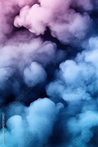 Serene Abstract Skies with Soft Pastel Cloudscape and Dreamy Colors