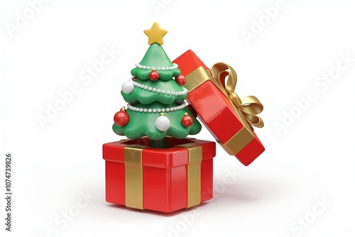 christmas tree with gifts