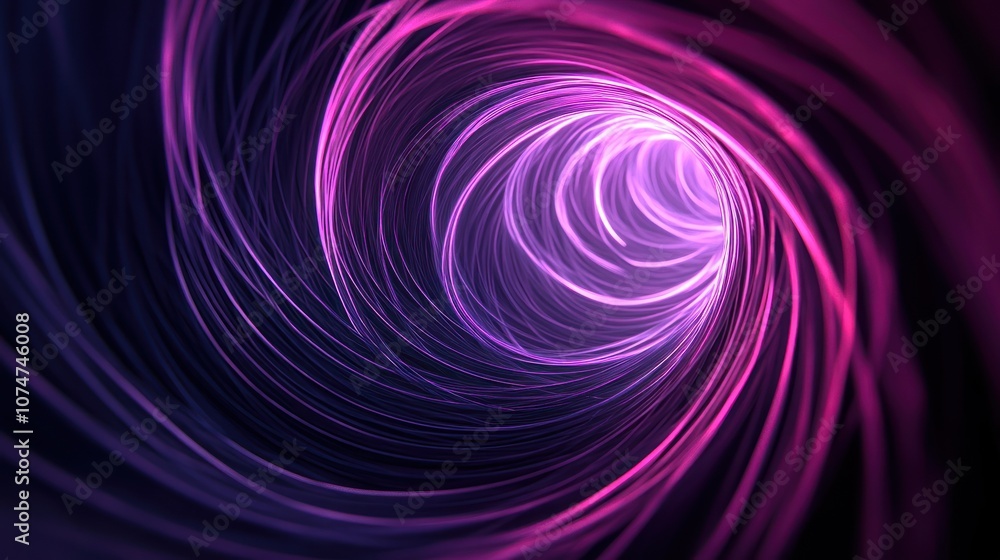 Abstract Purple Vortex of Light Abstract Purple Vortex of Light