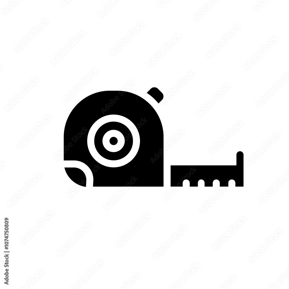 Measure tape icon. Simple vector sign. Measure tape icon. Simple vector sign.