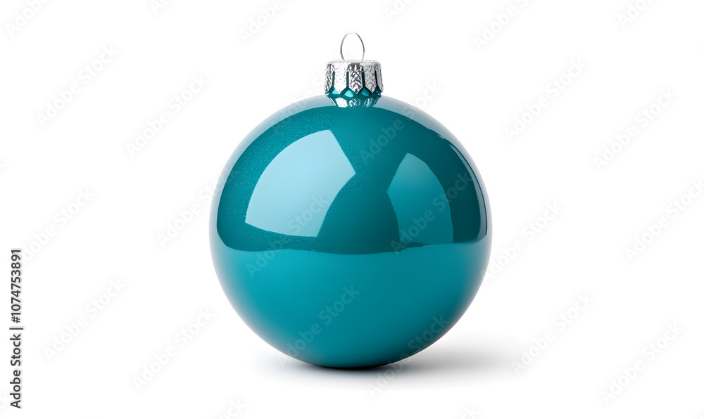 Shiny color Christmas ball isolated on a white background Shiny color Christmas ball isolated on a white background