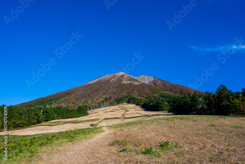 日本の鳥取県の大山の美しい風景 photo