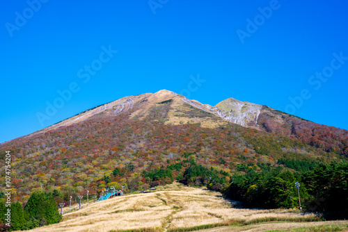 日本の鳥取県の大山の美しい風景 photo