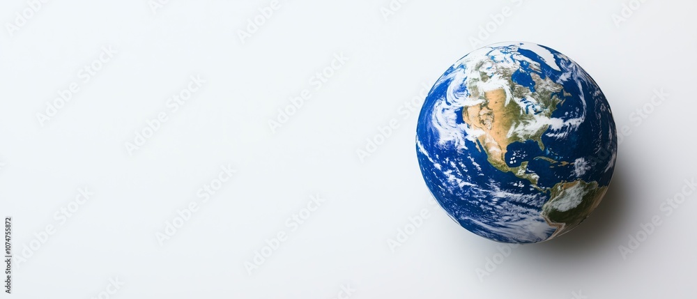 Obraz premium eco friendly concept illustration isolated on white background for global environment protection