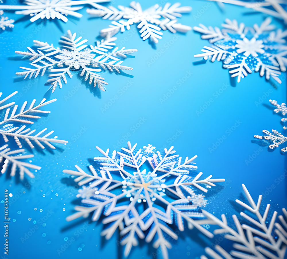 Snowy background. Cold weather.winter background with watercolor snow texture and falling snowflakes. Winter sky.generative ai Snowy background. Cold weather.winter background with watercolor snow texture and falling snowflakes. Winter sky.generative ai