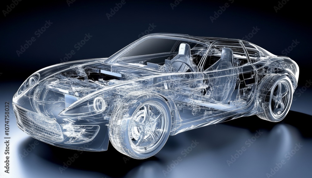 Abstract Sports Car Futuristic Automotive Engineering, Design Visualization, and Innovation Abstract Sports Car Futuristic Automotive Engineering, Design Visualization, and Innovation