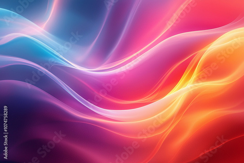 Wallpaper Mural Colorful swirls merge in a captivating abstract design Torontodigital.ca