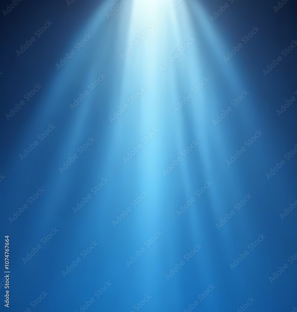 Blue background with spotlight. Created with generative AI technology Blue background with spotlight. Created with generative AI technology